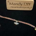 Kit 185 (Tutorial Ready) | DIY Bracelet Kit with 5A Zircon Beads | All-Inclusive Beginner Jewelry Making Gift for Women | Video Guide Included