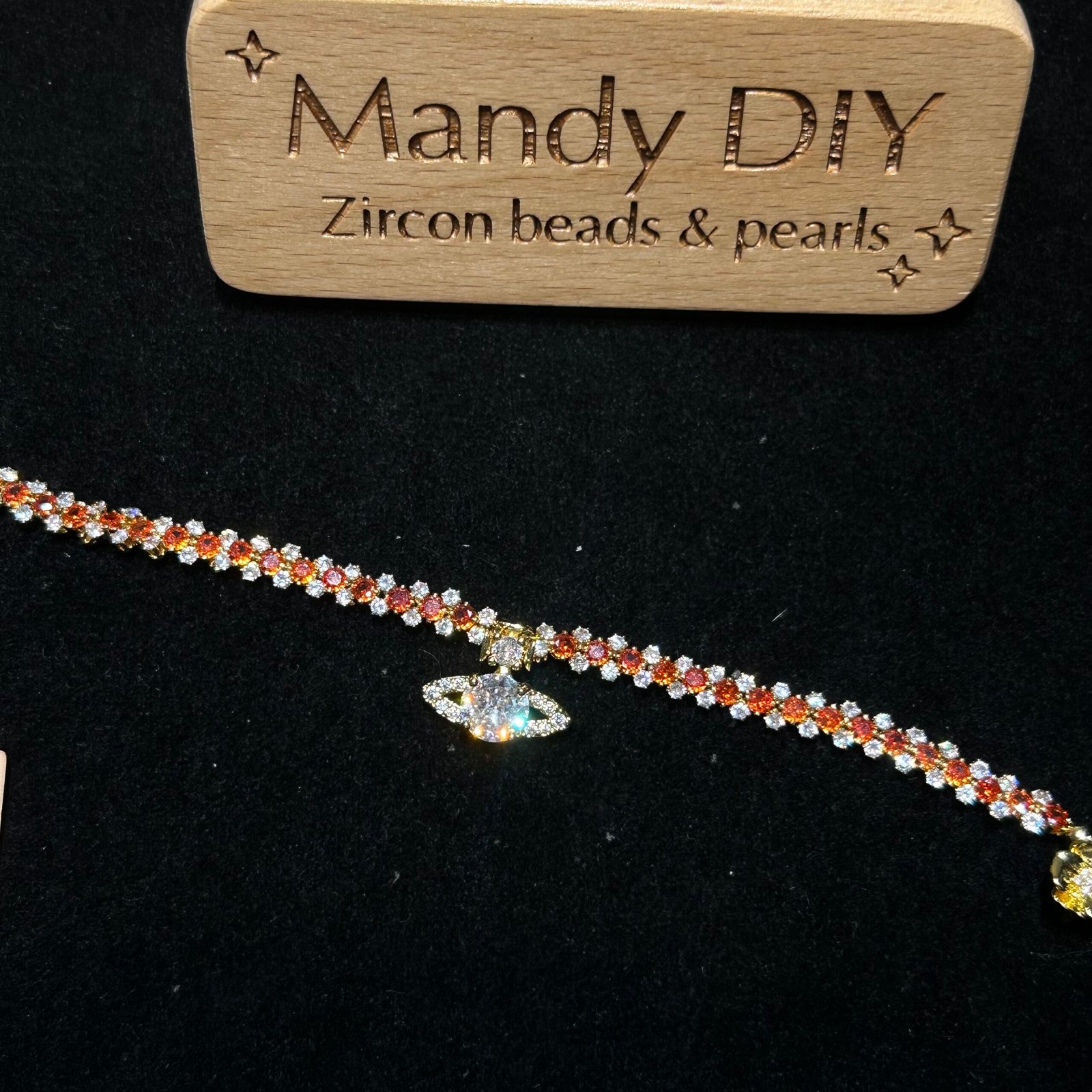 157-1 Kit 185 (Tutorial Ready) | DIY Bracelet Kit with 5A Zircon Beads | All-Inclusive Beginner Jewelry Making Gift for Women | Video Guide Included - Image 1