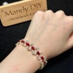 Kit 132 (Tutorial Ready) | DIY Bracelet Kit with 5A Zircon Beads | All-Inclusive Beginner Jewelry Making Gift for Women | Video Guide Included - Image 3