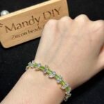 Kit 341 (Tutorial Ready) | DIY Bracelet Kit with 5A Zircon Beads | All-Inclusive Beginner Jewelry Making Gift for Women | Video Guide Included - Image 2