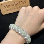 Kit 254 (Tutorial Ready) | DIY Bracelet Kit with 5A Zircon Beads | All-Inclusive Beginner Jewelry Making Gift for Women | Video Guide Included - Image 2