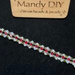 Kit 330 | DIY Bracelet Kit with 5A Zircon Beads | All-Inclusive Beginner Jewelry Making Gift for Women | Video Guide Included