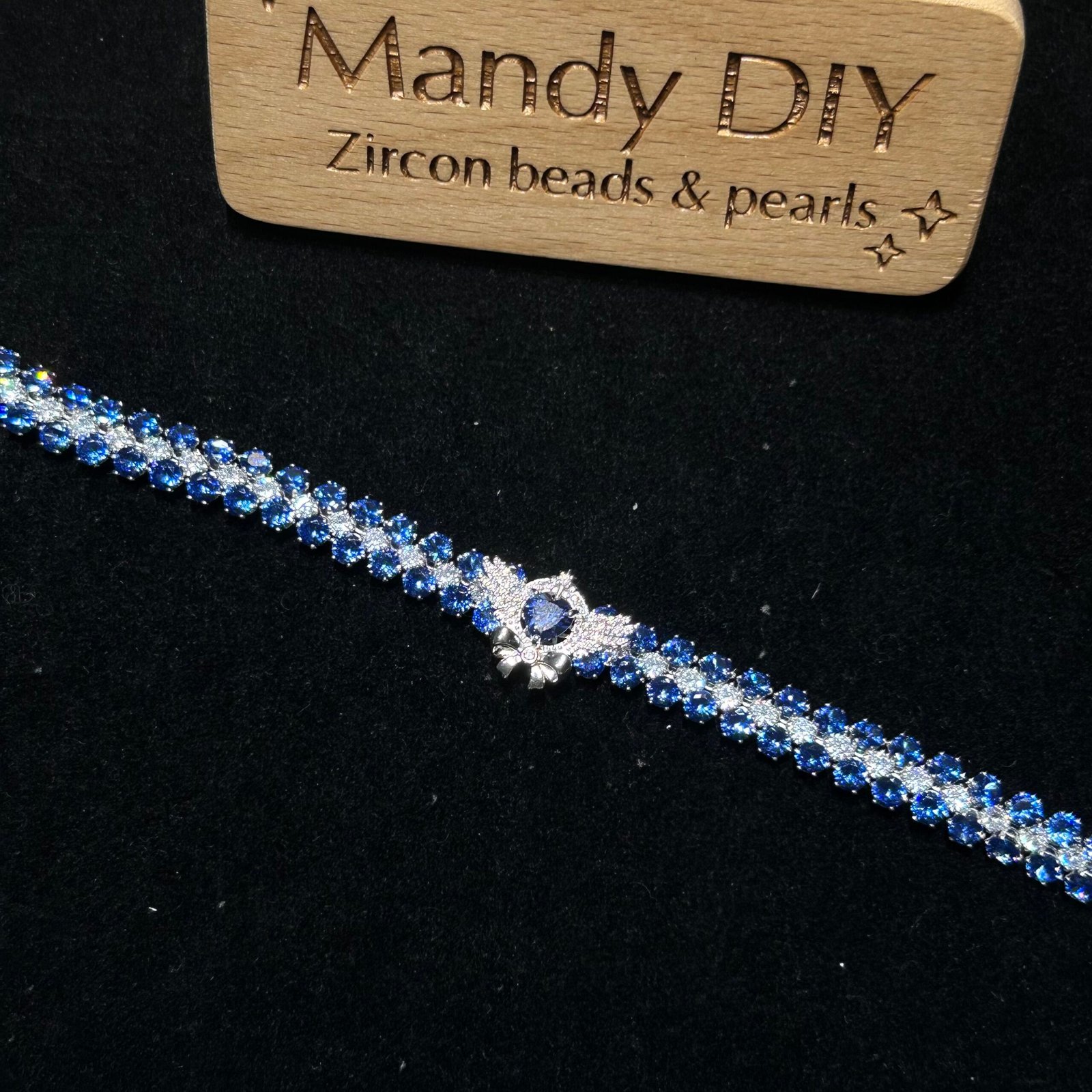 173-2 Kit 304 (Tutorial Ready) | DIY Bracelet Kit with 5A Zircon Beads | All-Inclusive Beginner Jewelry Making Gift for Women | Video Guide Included - Image 1