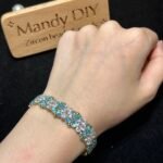 Kit 142 (Tutorial Ready) | DIY Bracelet Kit with 5A Zircon Beads | All-Inclusive Beginner Jewelry Making Gift for Women | Video Guide Included - Image 2