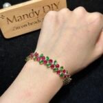 Kit 95 (Tutorial Ready) | DIY Bracelet Kit with 5A Zircon Beads | All-Inclusive Beginner Jewelry Making Gift for Women | Video Guide Included - Image 2