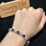 Kit 256(Tutorial Ready) | DIY Bracelet Kit with 5A Zircon Beads | All-Inclusive Beginner Jewelry Making Gift for Women | Video Guide Included - Image 2