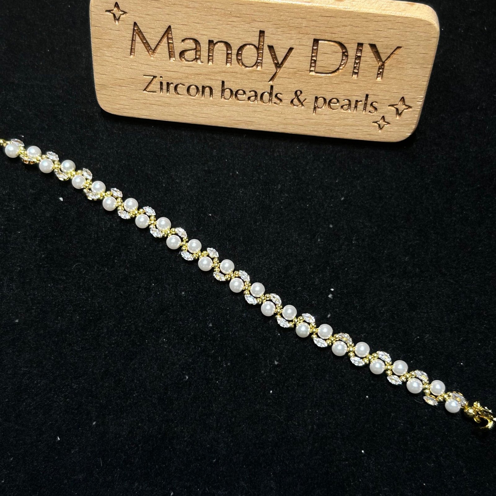 189-2 Kit 274 (Tutorial Ready) | DIY Bracelet Kit with 5A Zircon Beads | All-Inclusive Beginner Jewelry Making Gift for Women | Video Guide Included | DIY Bracelet Kit with 5A Zircon Beads | All-Inclusive Beginner Jewelry Making Gift for Women | Video Guide Included - Image 1