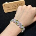 Kit 173(Tutorial Ready) | DIY Bracelet Kit with 5A Zircon Beads | All-Inclusive Beginner Jewelry Making Gift for Women | Video Guide Included - Image 2