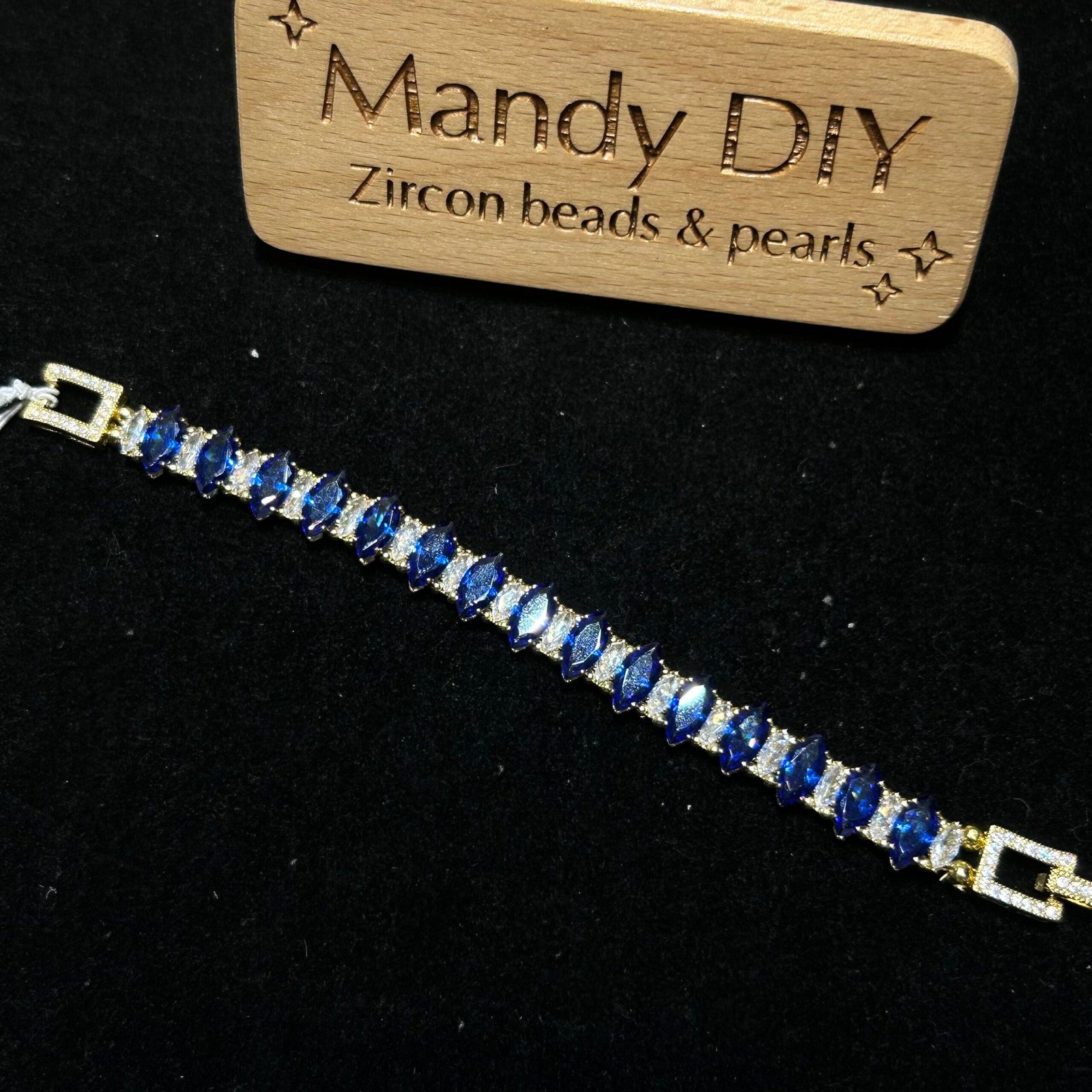 192-1 Kit 158 | DIY Bracelet Kit with 5A Zircon Beads | All-Inclusive Beginner Jewelry Making Gift for Women | Video Guide Included - Image 1