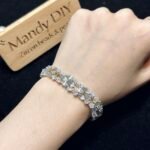 Kit 380(Tutorial Ready) | DIY Bracelet Kit with 5A Zircon Beads | All-Inclusive Beginner Jewelry Making Gift for Women | Video Guide Included - Image 2