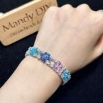 Kit 368 (Tutorial Ready) | DIY Bracelet Kit with 5A Zircon Beads | All-Inclusive Beginner Jewelry Making Gift for Women | Video Guide Included - Image 2