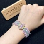 Kit 74 (Tutorial Ready) | DIY Bracelet Kit with 5A Zircon Beads | All-Inclusive Beginner Jewelry Making Gift for Women | Video Guide Included - Image 2