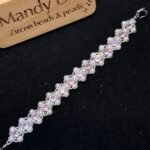 Kit 278(Tutorial Ready) | DIY Bracelet Kit with 5A Zircon Beads | All-Inclusive Beginner Jewelry Making Gift for Women | Video Guide Included