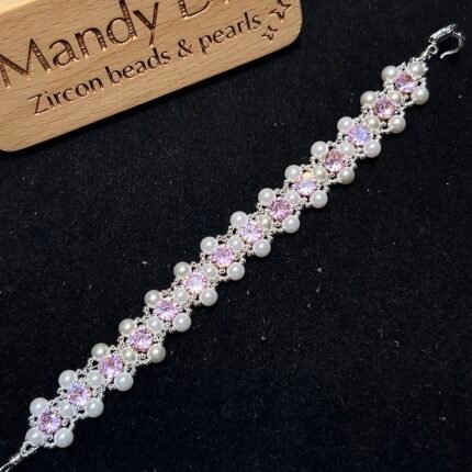 Kit 278(Tutorial Ready) | DIY Bracelet Kit with 5A Zircon Beads | All-Inclusive Beginner Jewelry Making Gift for Women | Video Guide Included