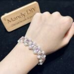 Kit 278(Tutorial Ready) | DIY Bracelet Kit with 5A Zircon Beads | All-Inclusive Beginner Jewelry Making Gift for Women | Video Guide Included - Image 4