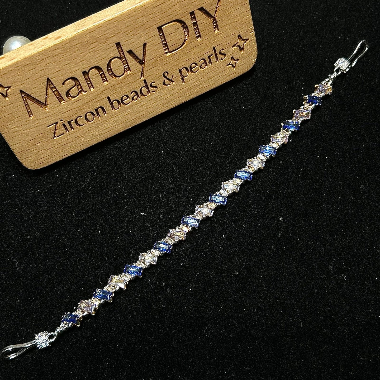 205-1 Kit 177 (Tutorial Ready) | DIY Bracelet Kit with 5A Zircon Beads | All-Inclusive Beginner Jewelry Making Gift for Women | Video Guide Included - Image 1