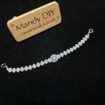 Kit 291 | DIY Bracelet Kit with 5A Zircon Beads | All-Inclusive Beginner Jewelry Making Gift for Women | Video Guide Included