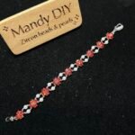 Kit 136 (Tutorial Ready) | DIY Bracelet Kit with 5A Zircon Beads | All-Inclusive Beginner Jewelry Making Gift for Women | Video Guide Included