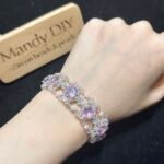 Kit 375 (Tutorial Ready) | DIY Bracelet Kit with 5A Zircon Beads | All-Inclusive Beginner Jewelry Making Gift for Women | Video Guide Included - Image 2