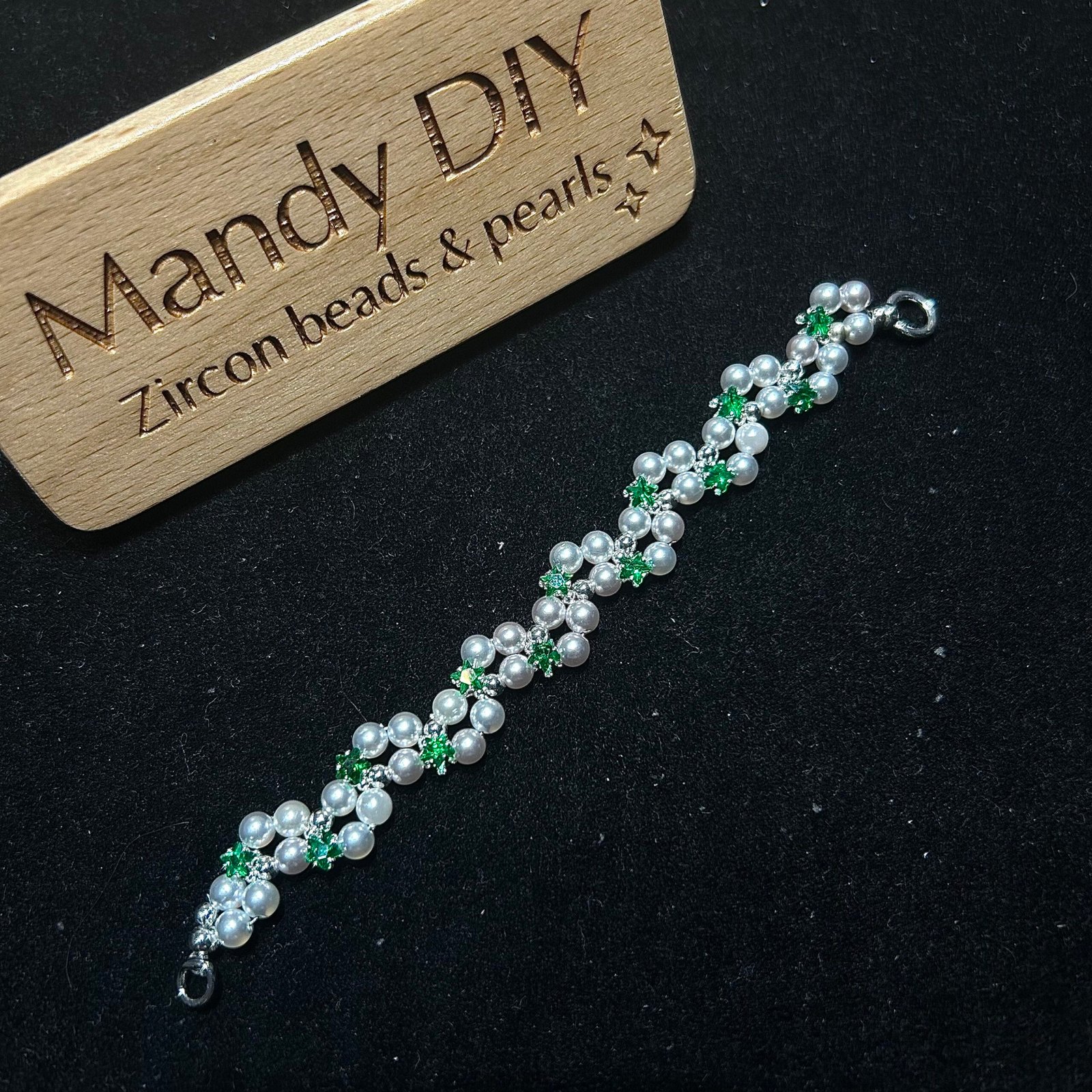 212-1 Kit 29 (Tutorial Ready) | DIY Bracelet Kit with 5A Zircon Beads | All-Inclusive Beginner Jewelry Making Gift for Women | Video Guide Included - Image 1