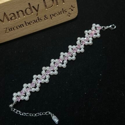 Kit 209A | DIY Bracelet Kit with 5A Zircon Beads | All-Inclusive Beginner Jewelry Making Gift for Women | Video Guide Included