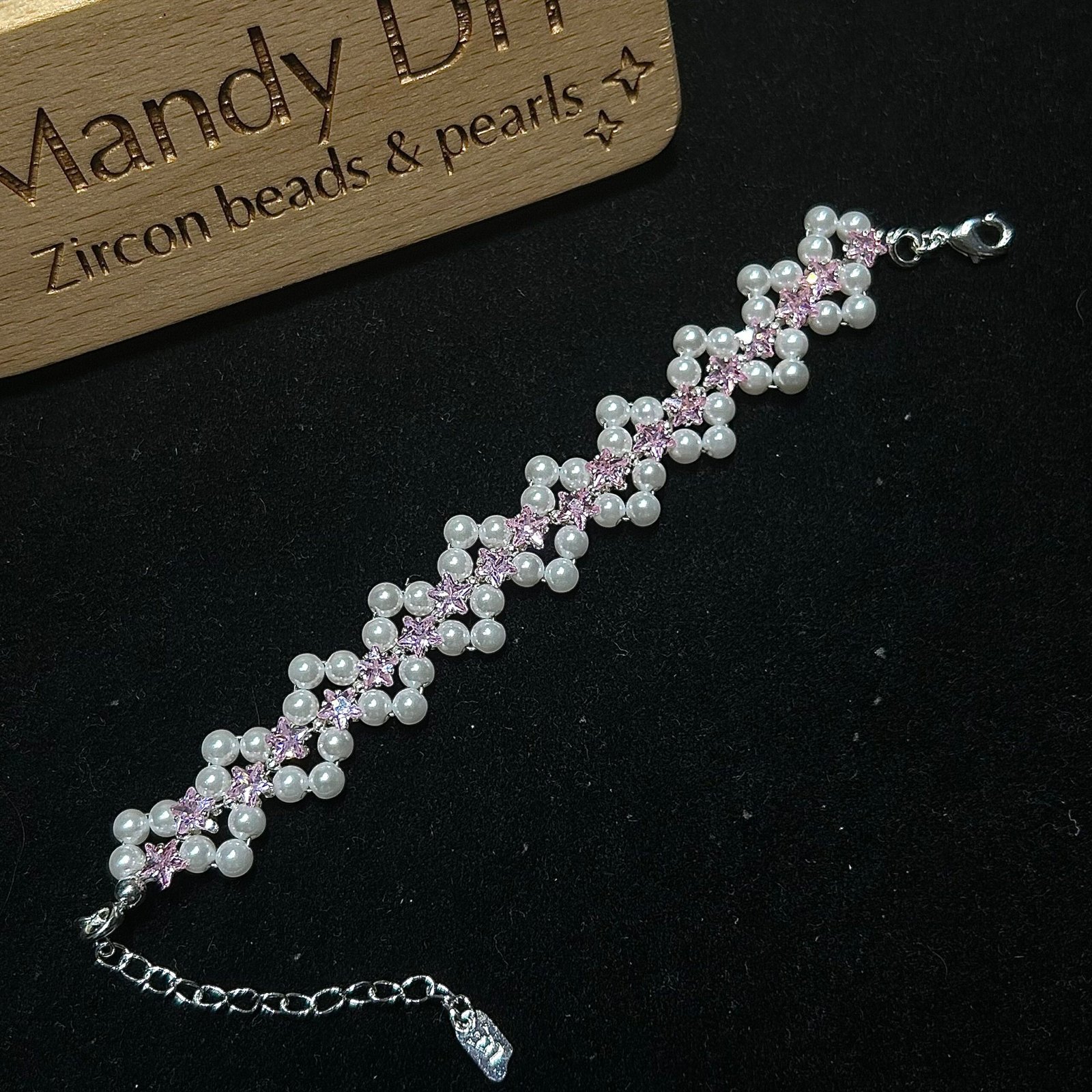 218-1 Kit 209A | DIY Bracelet Kit with 5A Zircon Beads | All-Inclusive Beginner Jewelry Making Gift for Women | Video Guide Included - Image 1