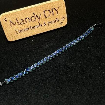 Kit 259 (Tutorial Ready) | DIY Bracelet Kit with 5A Zircon Beads | All-Inclusive Beginner Jewelry Making Gift for Women | Video Guide Included