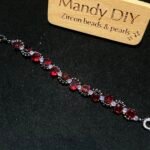 Kit 387 (Tutorial Ready) | DIY Bracelet Kit with 5A Zircon Beads | All-Inclusive Beginner Jewelry Making Gift for Women | Video Guide Included