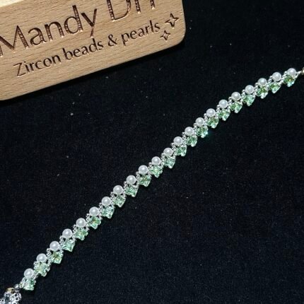 Kit 260 (Tutorial Ready) | DIY Bracelet Kit with 5A Zircon Beads | All-Inclusive Beginner Jewelry Making Gift for Women | Video Guide Included