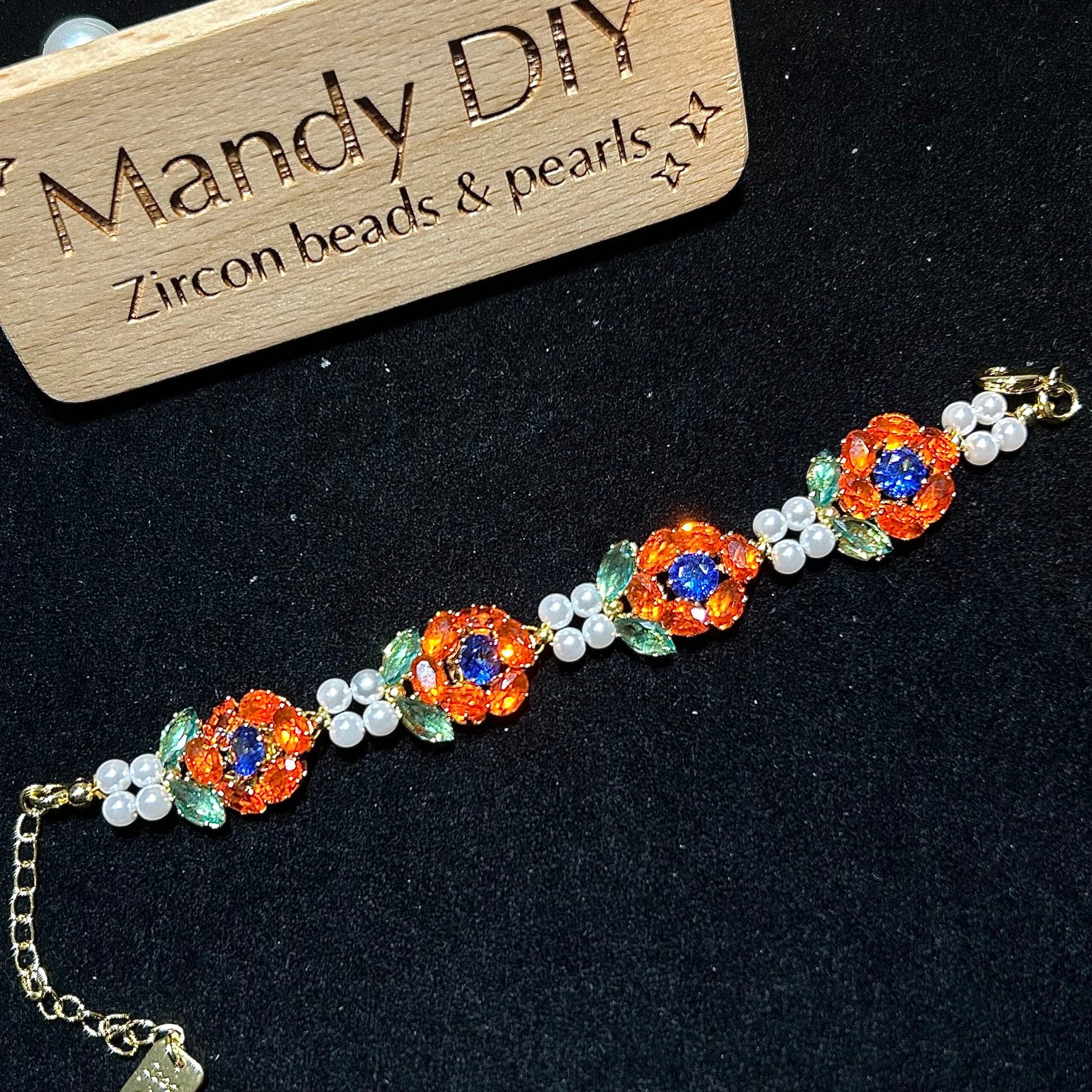 255-1 Kit 184 (Tutorial Ready) | DIY Bracelet Kit with 5A Zircon Beads | All-Inclusive Beginner Jewelry Making Gift for Women | Video Guide Included - Image 1