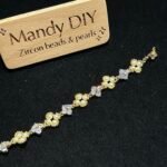 Kit 311 (Tutorial Ready) | DIY Bracelet Kit with 5A Zircon Beads | All-Inclusive Beginner Jewelry Making Gift for Women | Video Guide Included