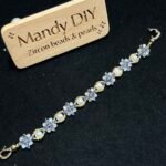 Kit 17 | DIY Bracelet Kit with 5A Zircon Beads | All-Inclusive Beginner Jewelry Making Gift for Women | Video Guide Included