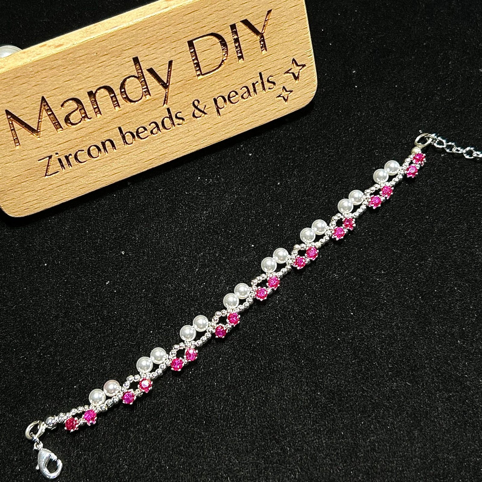 278-1 Kit 71 | DIY Bracelet Kit with 5A Zircon Beads | All-Inclusive Beginner Jewelry Making Gift for Women | Video Guide Included - Image 1