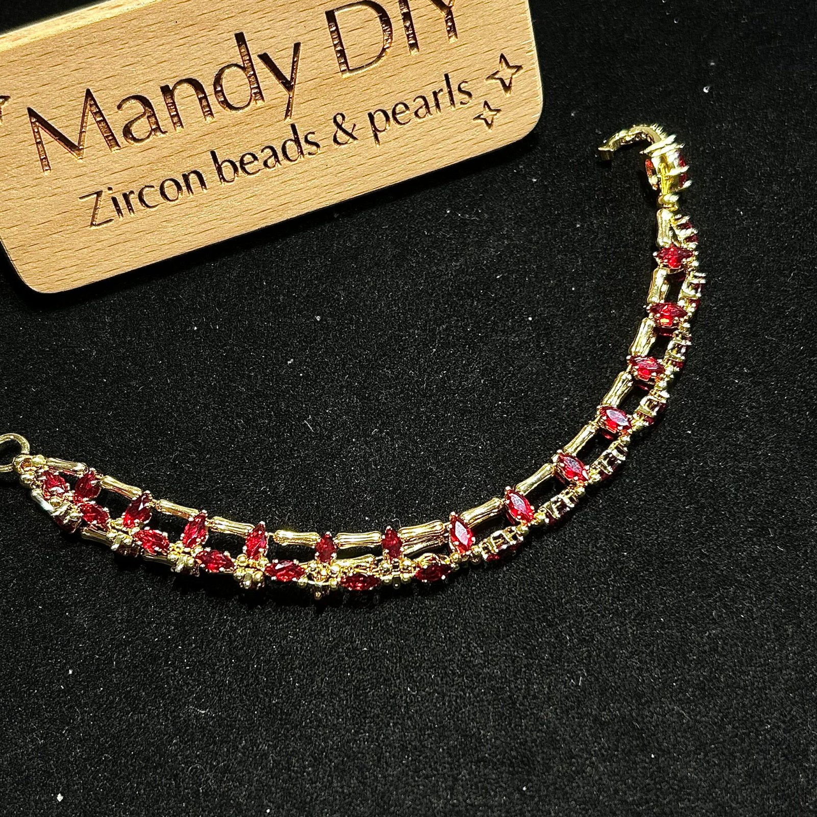 282-1 Kit 402 | DIY Bracelet Kit with 5A Zircon Beads | All-Inclusive Beginner Jewelry Making Gift for Women | Video Guide Included - Image 1