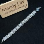 Kit 39 | DIY Bracelet Kit with 5A Zircon Beads | All-Inclusive Beginner Jewelry Making Gift for Women | Video Guide Included