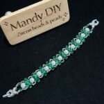 Kit 205 (Tutorial Ready) | DIY Bracelet Kit with 5A Zircon Beads | All-Inclusive Beginner Jewelry Making Gift for Women | Video Guide Included