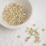 Round Diamond 3*3mm Zircon Beads Gold Base silver Base Black base 100PCS - Image 5