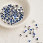 Round Diamond 3*3mm Zircon Beads Gold Base silver Base Black base 100PCS - Image 7