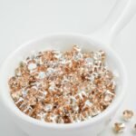 Round Diamond 5*5mm Zircon Beads Gold Base silver Base Black base 50PCS - Image 8