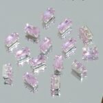 Rectangle Diamond 1.5*3mm Zircon Beads Gold Base silver Base Black base 100PCS - Image 6