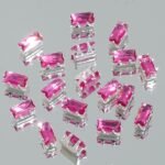 Rectangle Diamond 1.5*3mm Zircon Beads Gold Base silver Base Black base 100PCS - Image 7