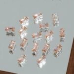 Rectangle Diamond 1.5*3mm Zircon Beads Gold Base silver Base Black base 100PCS - Image 9