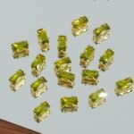 Rectangle Diamond 1.5*3mm Zircon Beads Gold Base silver Base Black base 100PCS - Image 23