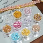 Rectangle Diamond 1.5*3mm Zircon Beads Gold Base silver Base Black base 100PCS