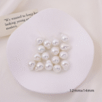 Pearl imitation celestial maiden Mabei artificial Baroque 001 Australian white pearl seawater high gloss irregular shape - Image 2