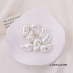 Pearl imitation celestial maiden Mabei artificial Baroque 001 Australian white pearl seawater high gloss irregular shape - Image 17