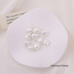 Pearl imitation celestial maiden Mabei artificial Baroque 001 Australian white pearl seawater high gloss irregular shape - Image 11