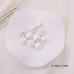 Pearl imitation celestial maiden Mabei artificial Baroque 001 Australian white pearl seawater high gloss irregular shape - Image 9