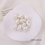 Pearl imitation celestial maiden Mabei artificial Baroque 001 Australian white pearl seawater high gloss irregular shape - Image 8