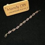 Kit 407 | DIY Bracelet Kit with 5A Zircon Beads | All-Inclusive Beginner Jewelry Making Gift for Women | Video Guide Included